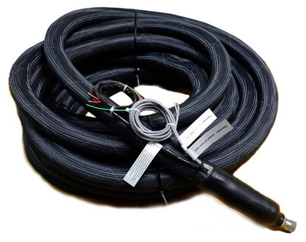 0.375 Heated Hose - Stainless Steel Core - Poly Outer Cover