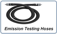 Stack emission testing hoses